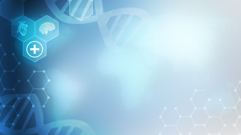 blue background with dna