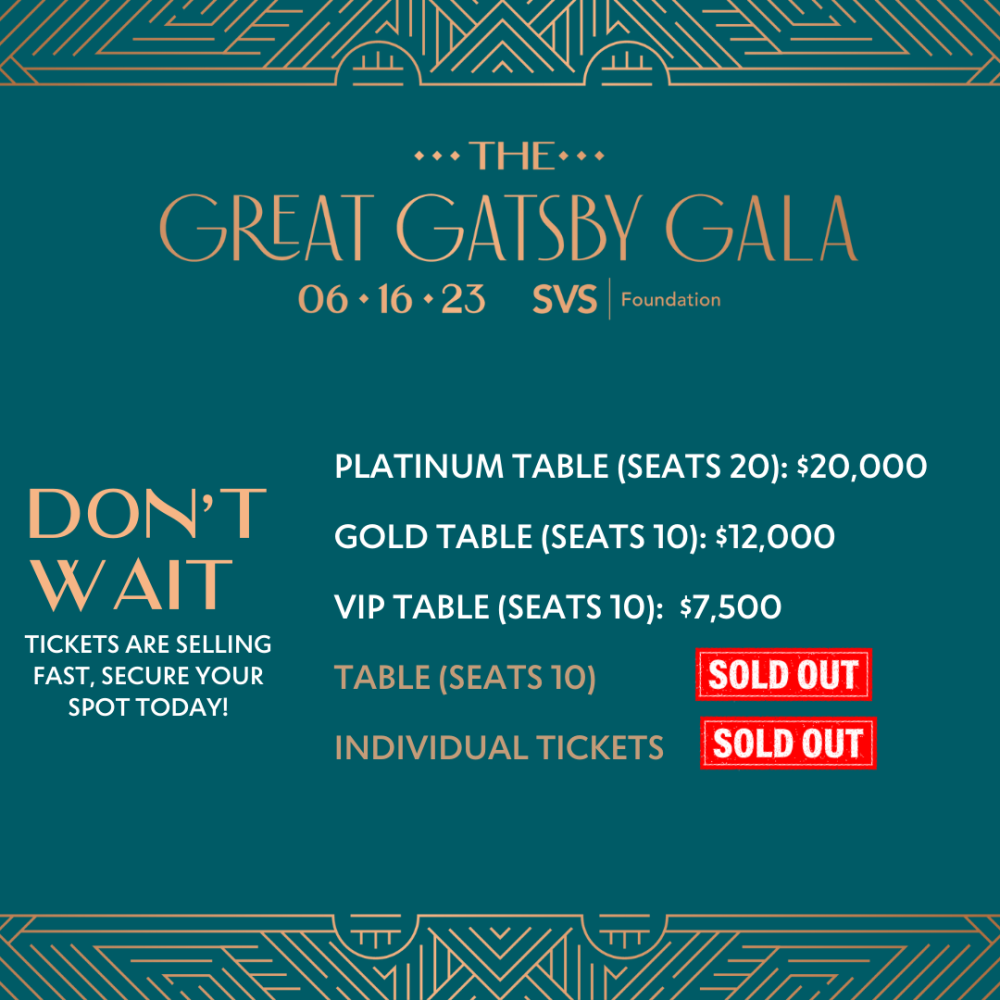Great Gatsby Gala Ticket Update