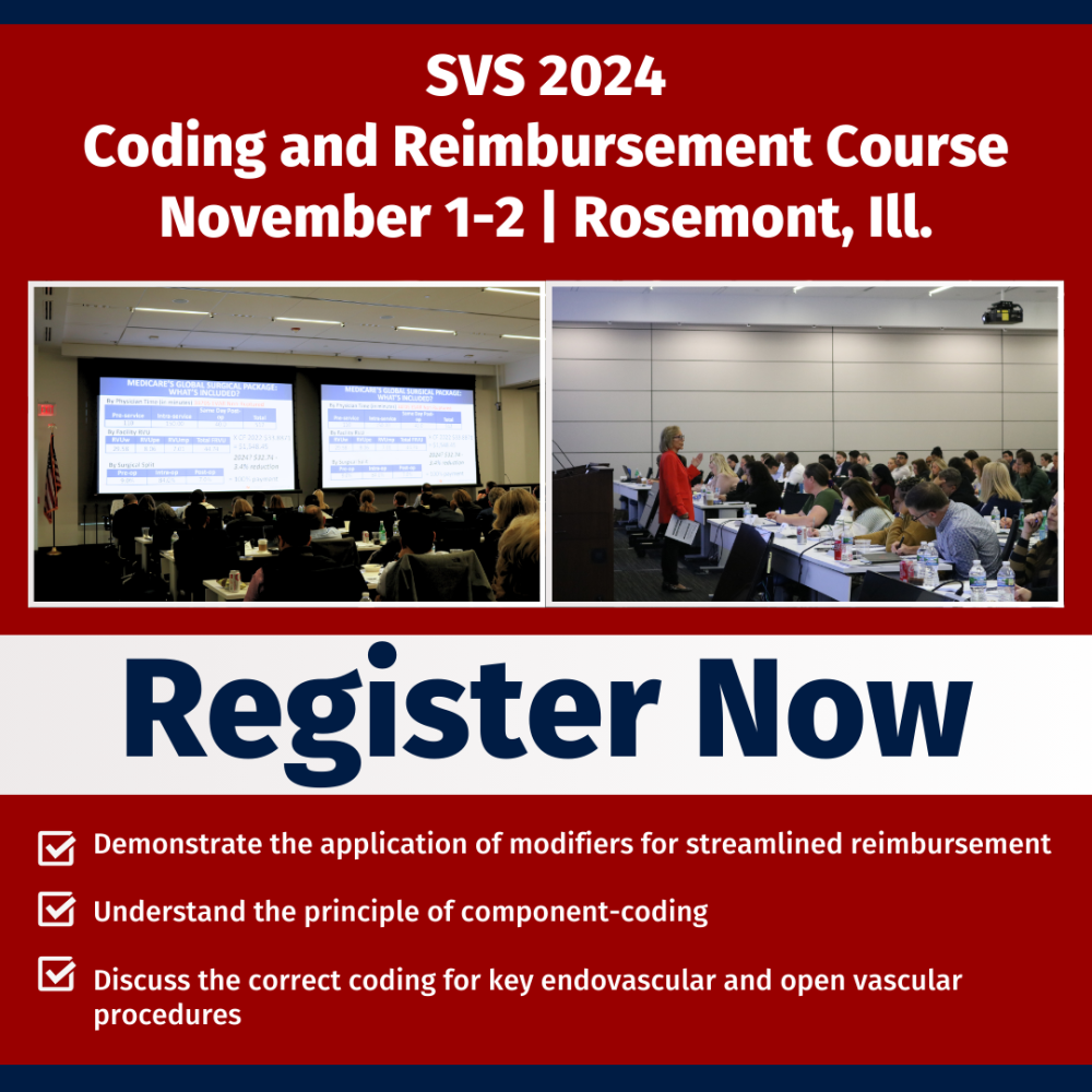 SVS Coding and Reimbursement Skills Course