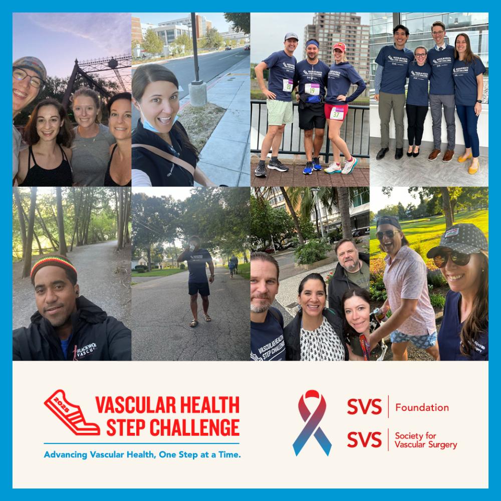 Vascular Health Step Challenge Banner graphic