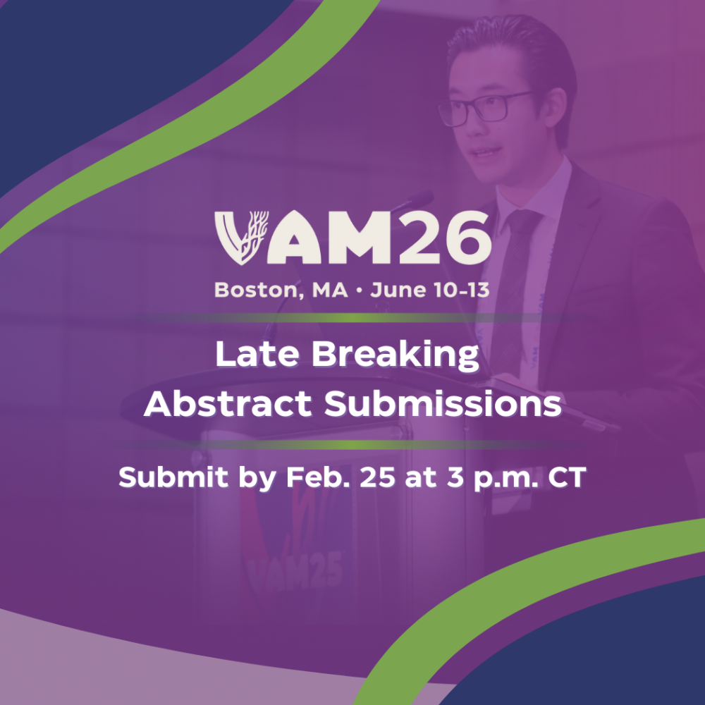 VAM26 Late Breaking Abstracts